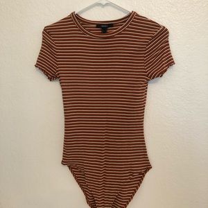 forever 21 striped body suit (worn once)